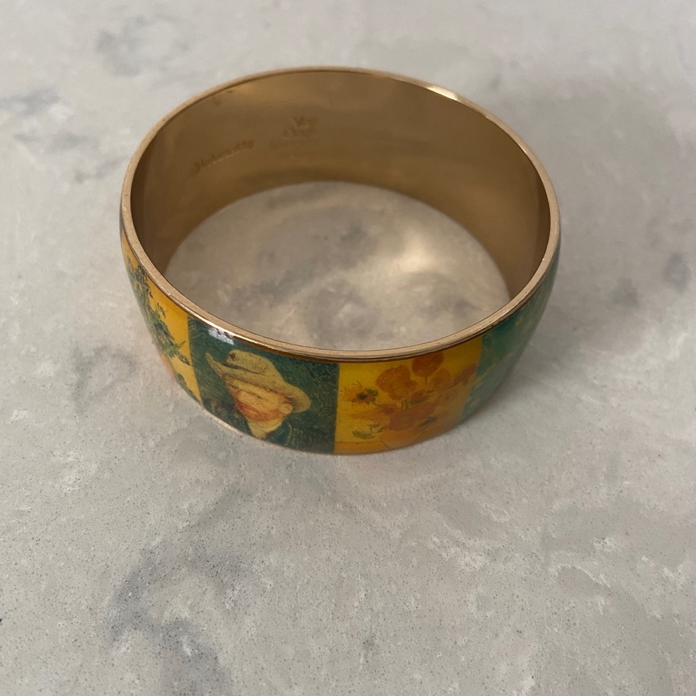Van Gogh 22kt Goldplated bangle Van Gogh Collage, by Erwin Pearl® - Picture 6 of 16